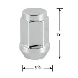 CLOSED BULGE ACORN LUG NUTS