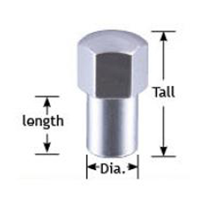 DUPLEX MAG LUG NUTS