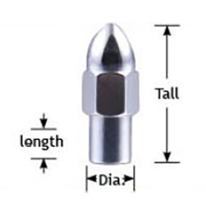 BULLET MAG LUG NUTS